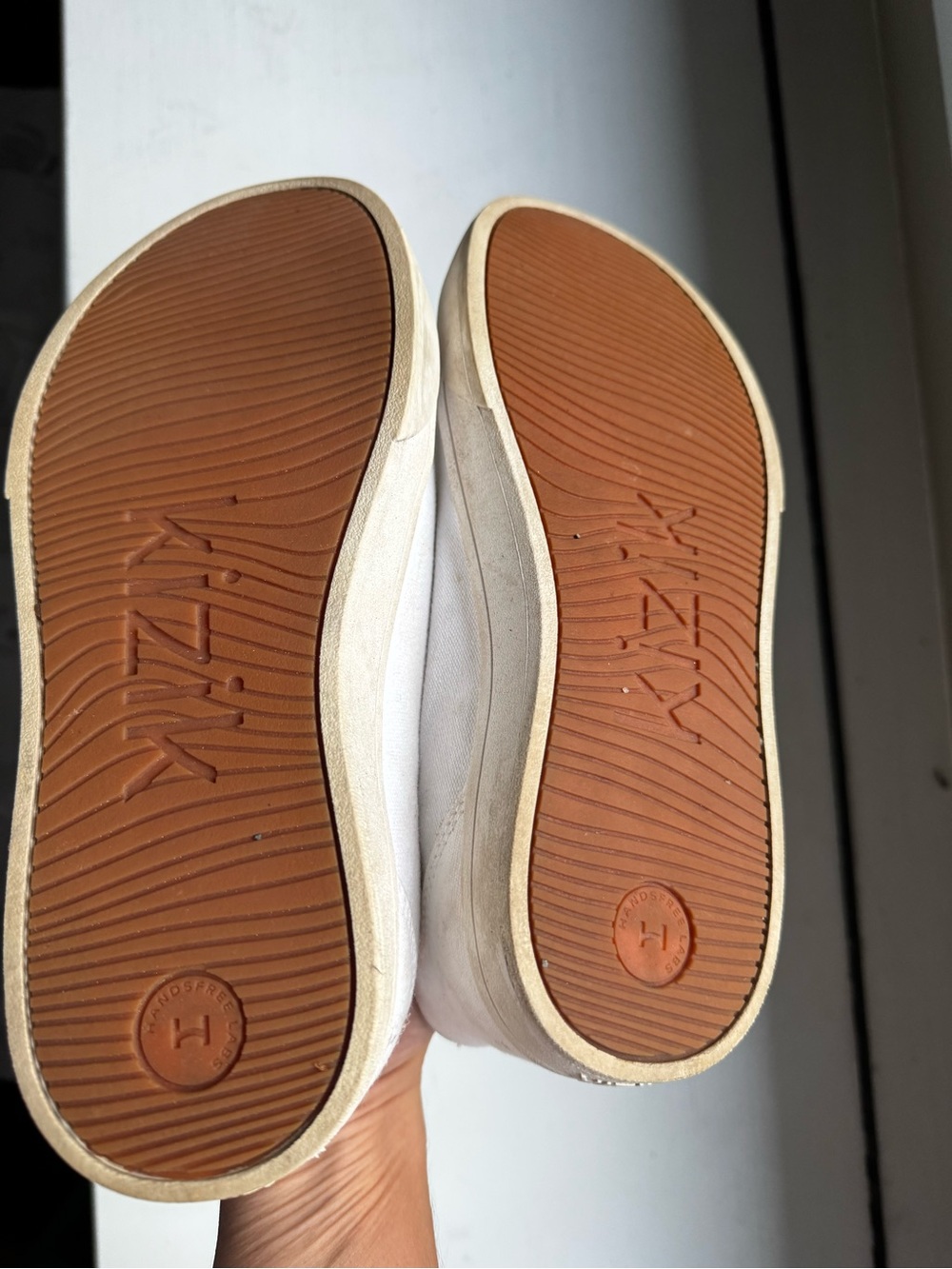 Kizik Women's White Lace-Up Casual Sneakers - Picture 8 of 8